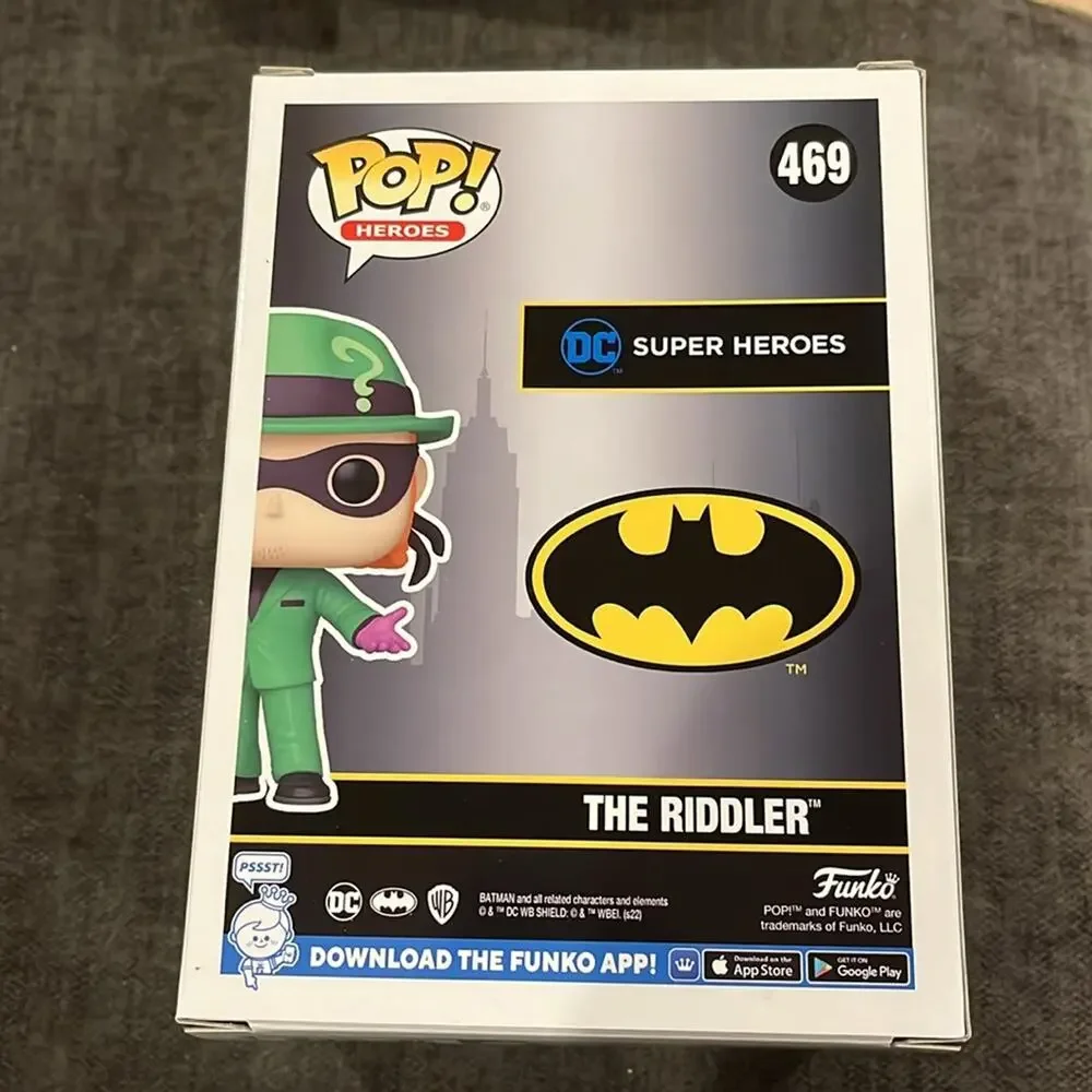 Funko Pop! Heroes LA Comic Con 2022 Show Exclusive The Riddler Vinyl Figure NIB - Picture 4 of 4